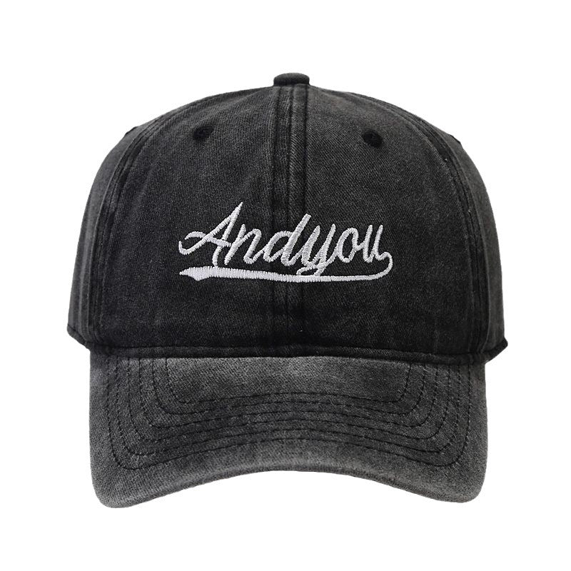 Wholesale Cotton Curved Brim Letter Baseball Cap